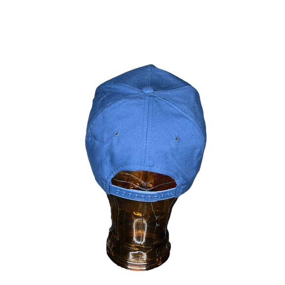 Vintage Blue Yupoong Don Center Motors Chevrolet Chevy Snapback Rope Hat Cap - Picture 4 of 6